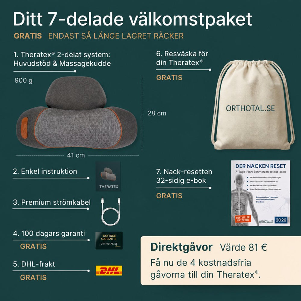 Theratex® - Elektrisk Nackmassageapparat